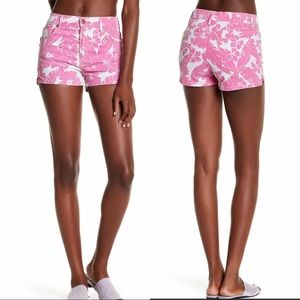 Pistols high waist shorts